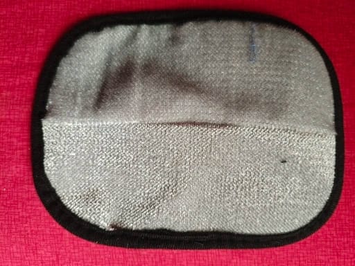 Customer photo review of Double-Sided Reusable Pet Hair Removal Gloves Static-Free Grooming Tools for Pets Efficient Carpet Fur Removal