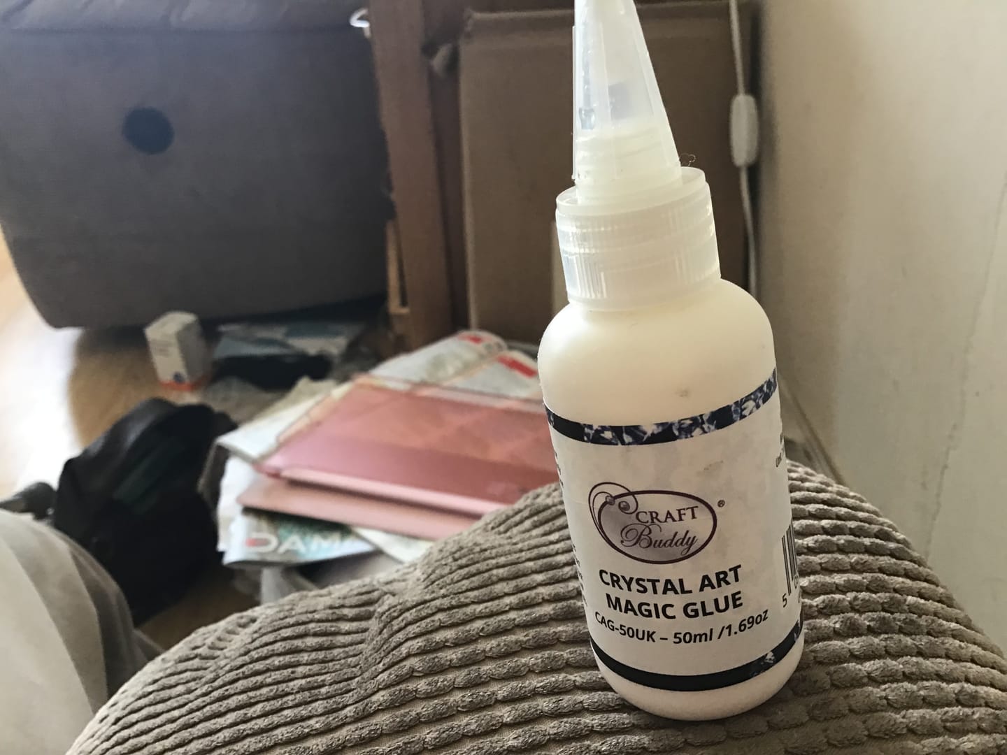 Customer photo review of Crystal Art Magic Glue 50ml
