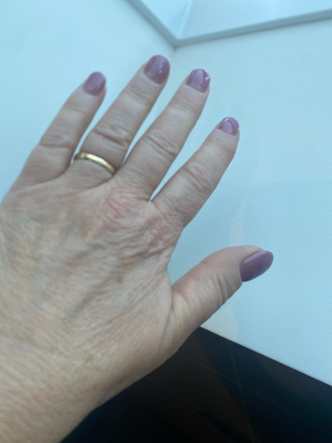Customer photo review of Auburn Umber Dipping Powder