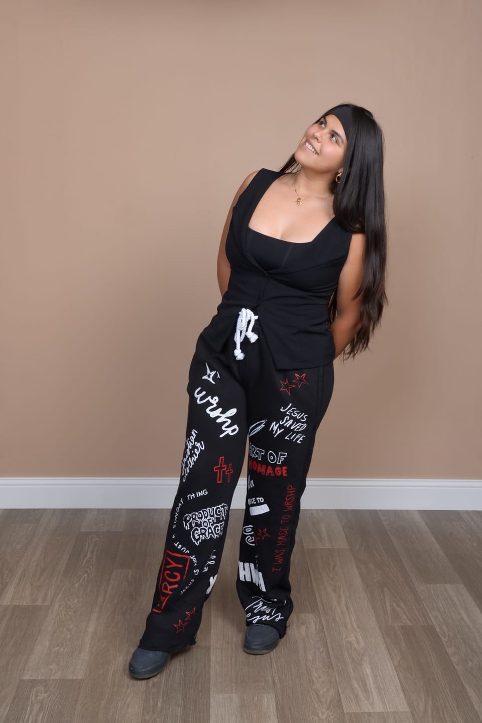 Customer photo review of Written In Grace Sweats