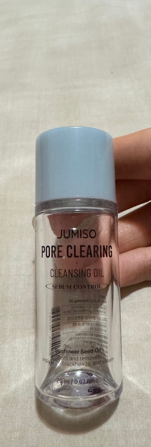 Customer photo review of Pore Clearing Cleansing Oil