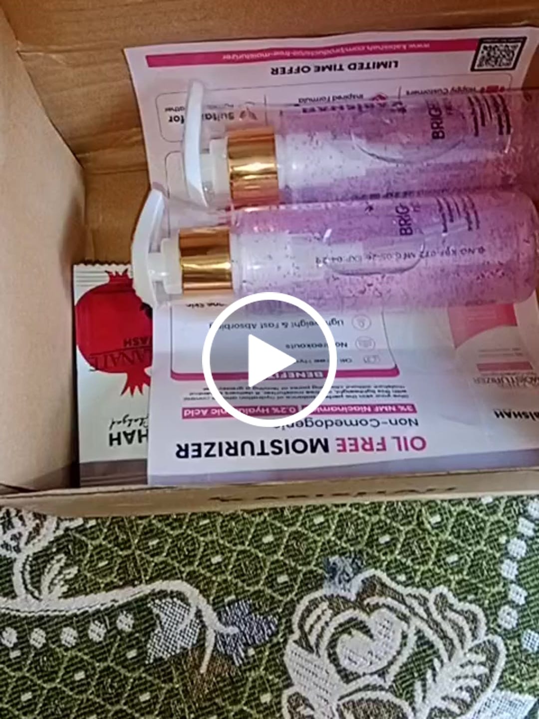 Customer video review of LuminaBright Whitening Face Wash Double Pack: Duo Glow