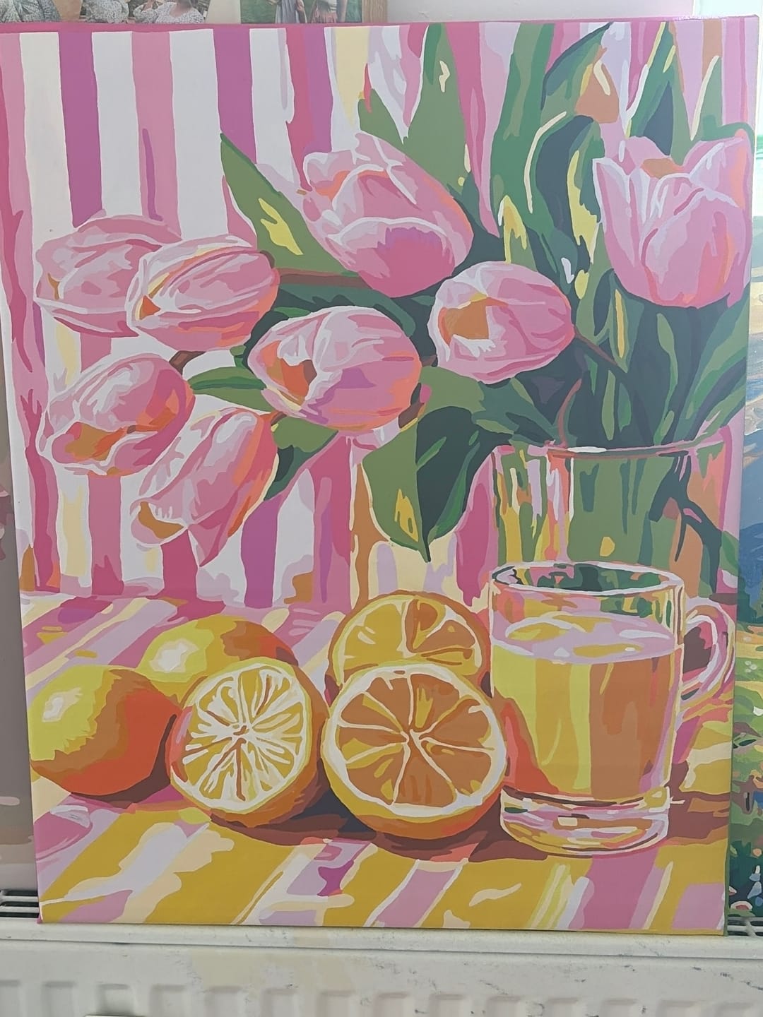 Customer photo review of Malen nach Zahlen - Saftige Tulpen