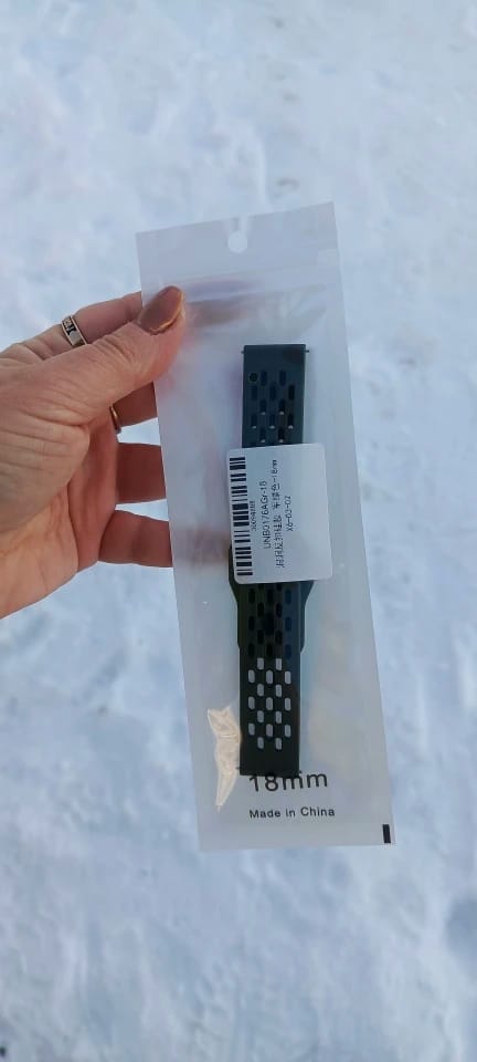 Customer photo review of Amazfit Watch Bands Silicone Strap Replacement Compatible