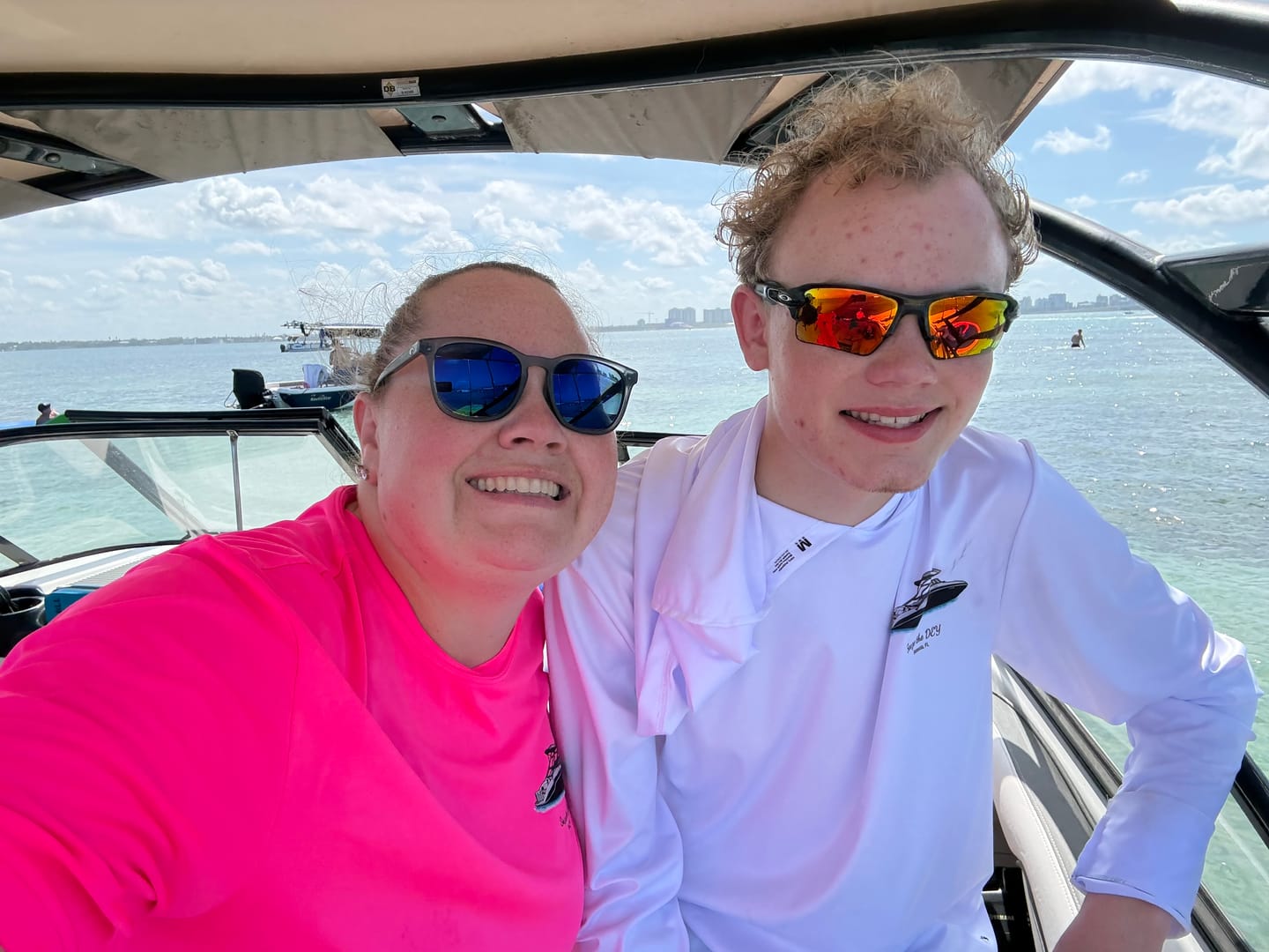 Customer photo review of Dri-FIT Custom Boat Hoodie