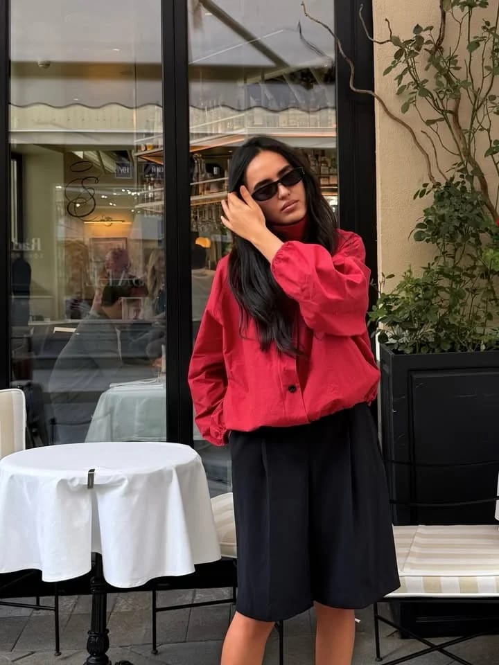 Customer photo review of Gina High-Neck Jacket