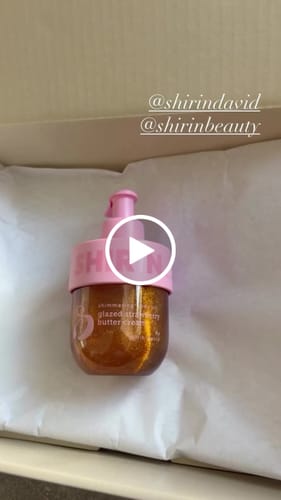 Customer video review of Shimmering Body Oil Glazed Strawberry Butter Cream