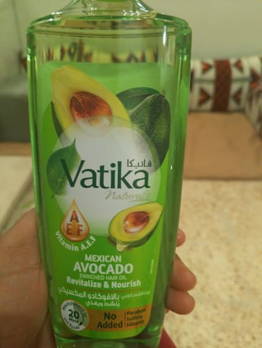 مراجعة بالصور من عميل لمنتج Vatika hair oil 300ml with mexican avocado