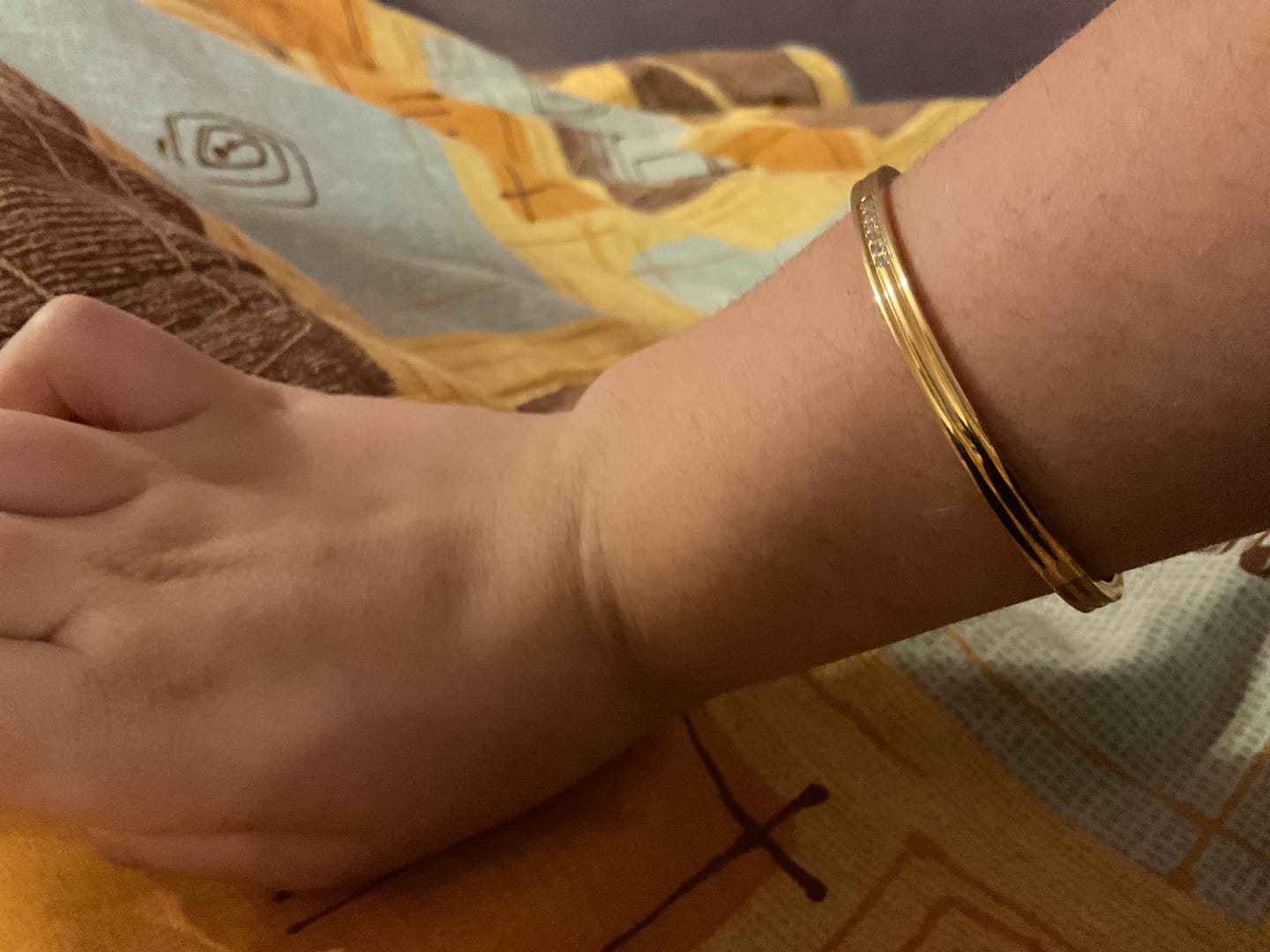 Customer photo review of Orabelle Armreif | 18K vergoldet