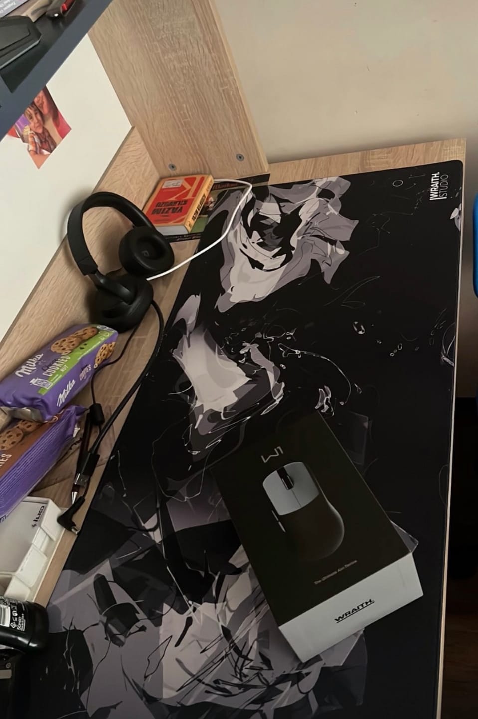 Customer photo review of Wraith Studio Daydream Deskmat