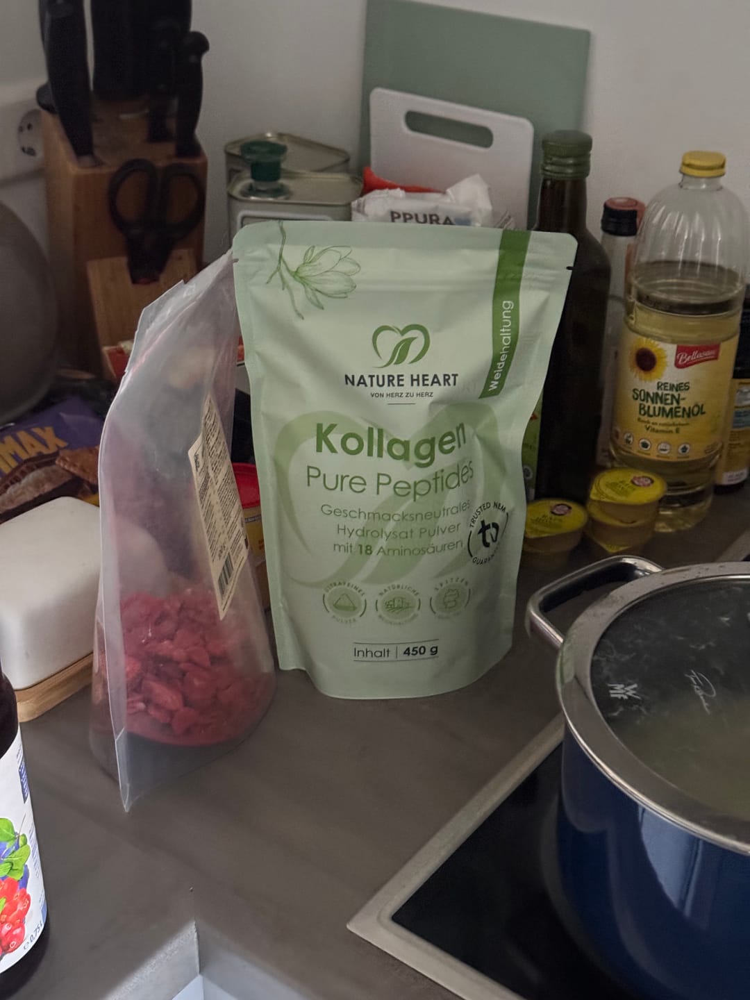 Customer photo review of Kreatin-Pulver