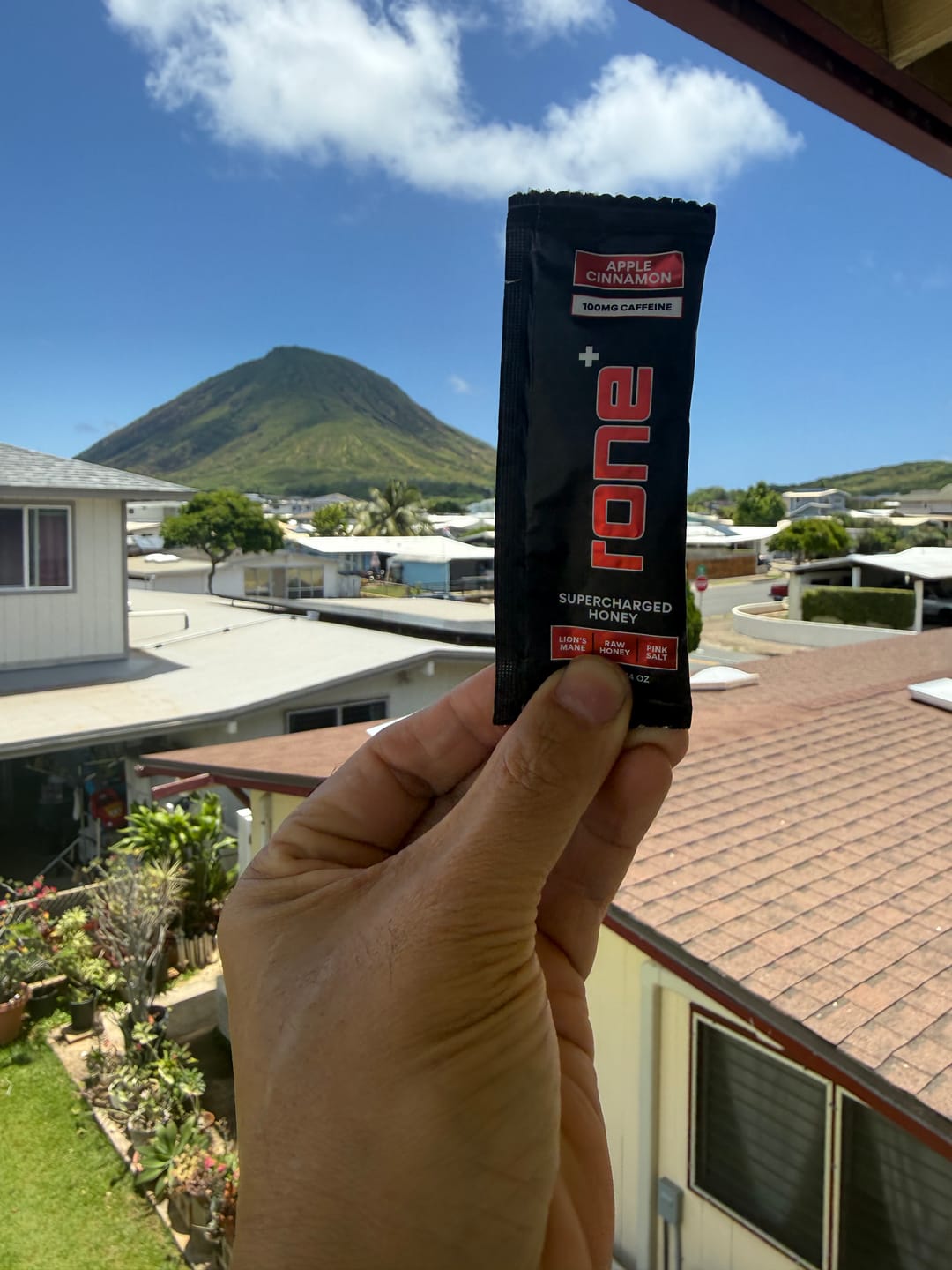 Customer photo review of 100mg Caffeine - Apple Cinnamon - SuperCharged Honey (20-Pack)