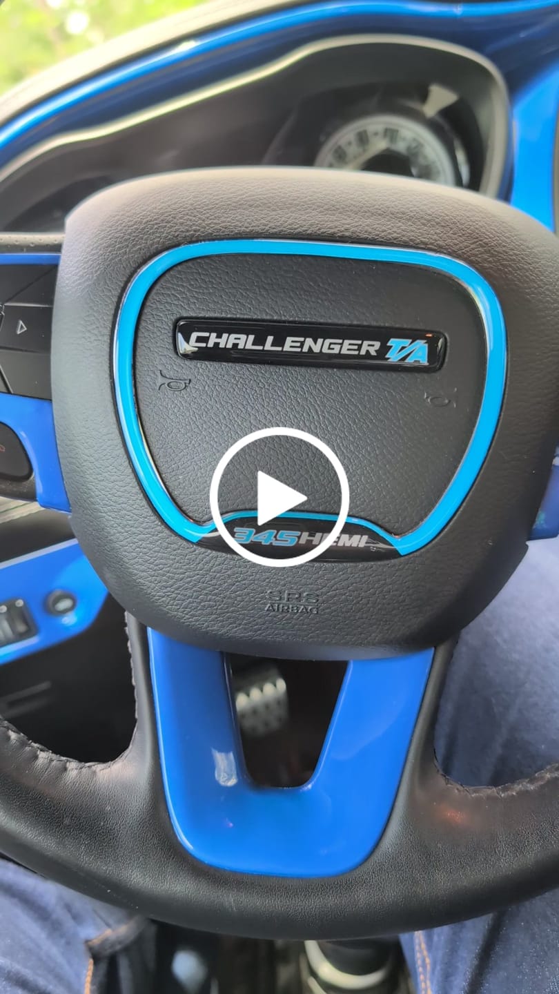 Customer video review of "345 Hemi" Steering Wheel Trim Ring