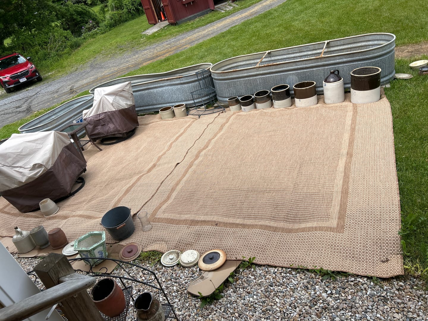 Customer photo review of Willow Lane Indoor/Outdoor Rug - Brown