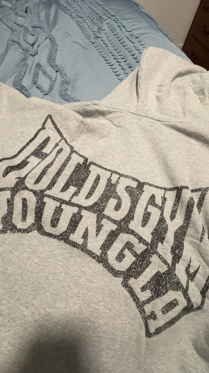 Customer photo review of 5162 - Golds Gym Throwback Zip-ups