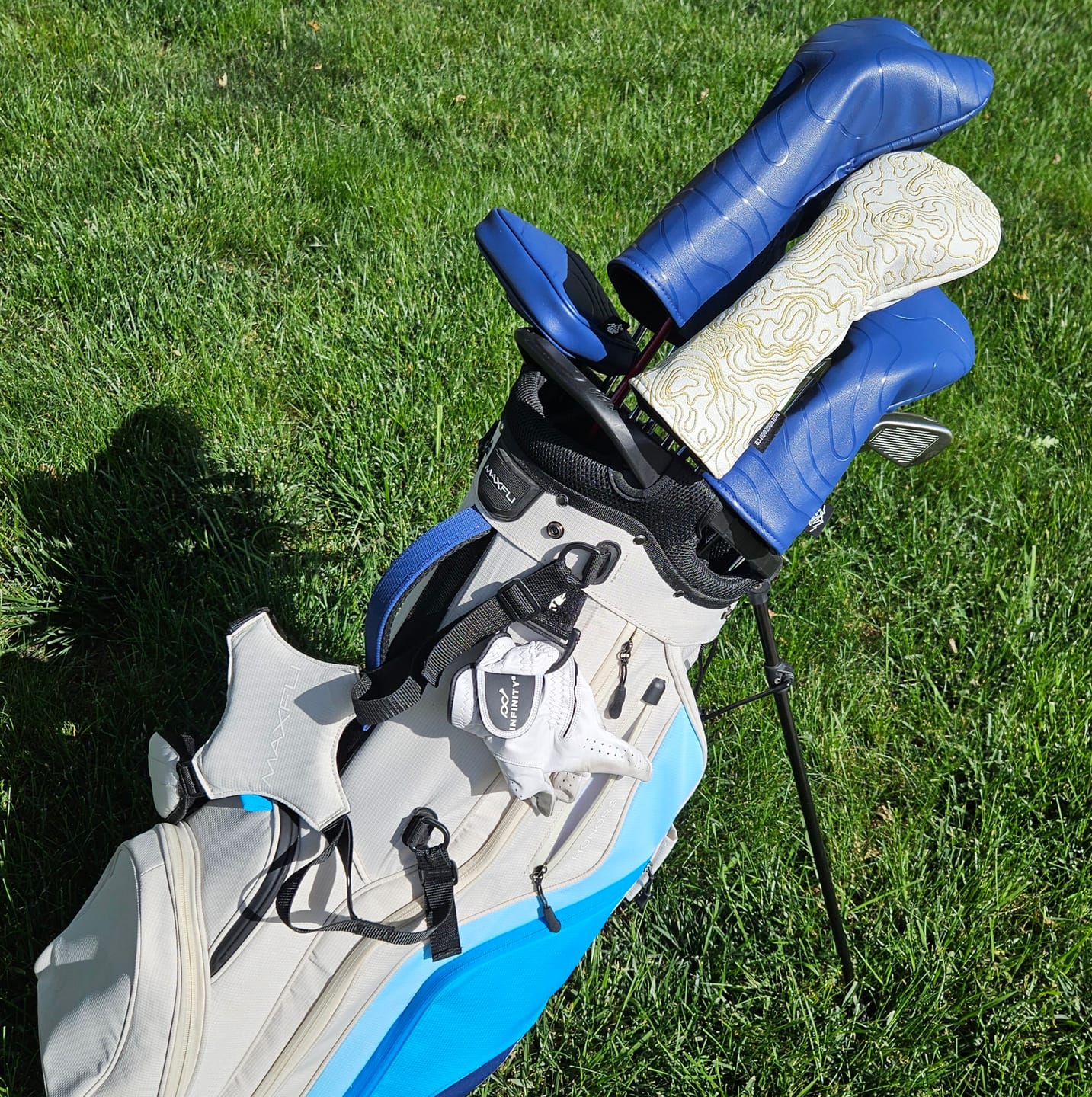 Customer photo review of Topographic Edition - Pure White / Embroidered Sunrise Gold