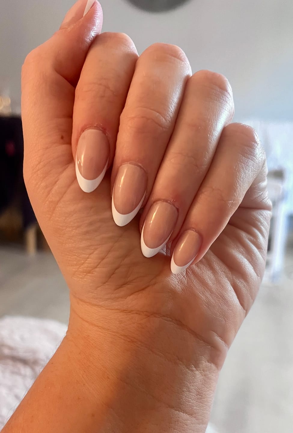 Customer photo review of FREE With orders £30+ White French Short Almond