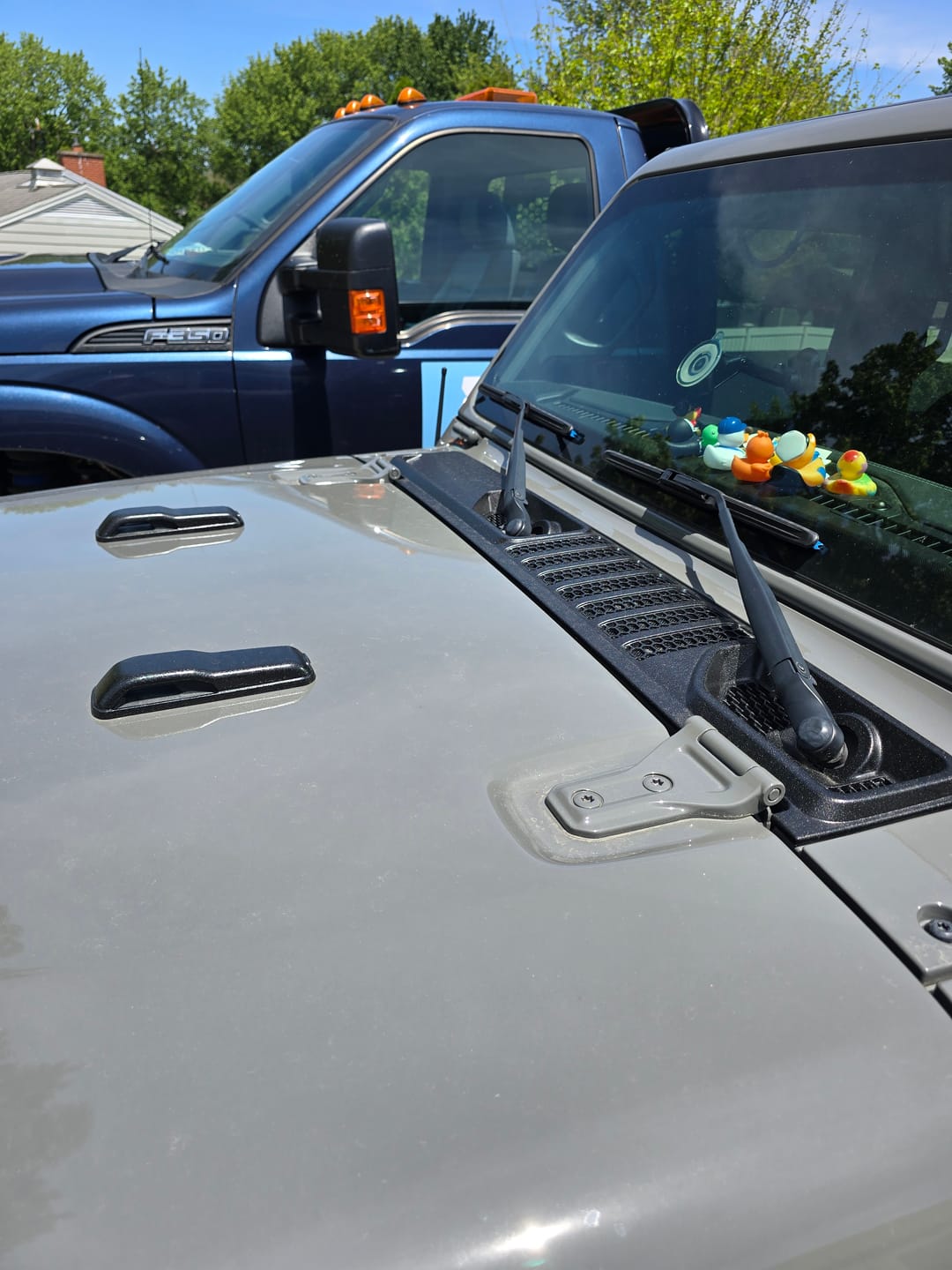 Customer photo review of Raptorized OEM Cowl Wiper Panel for Jeep JL/JT