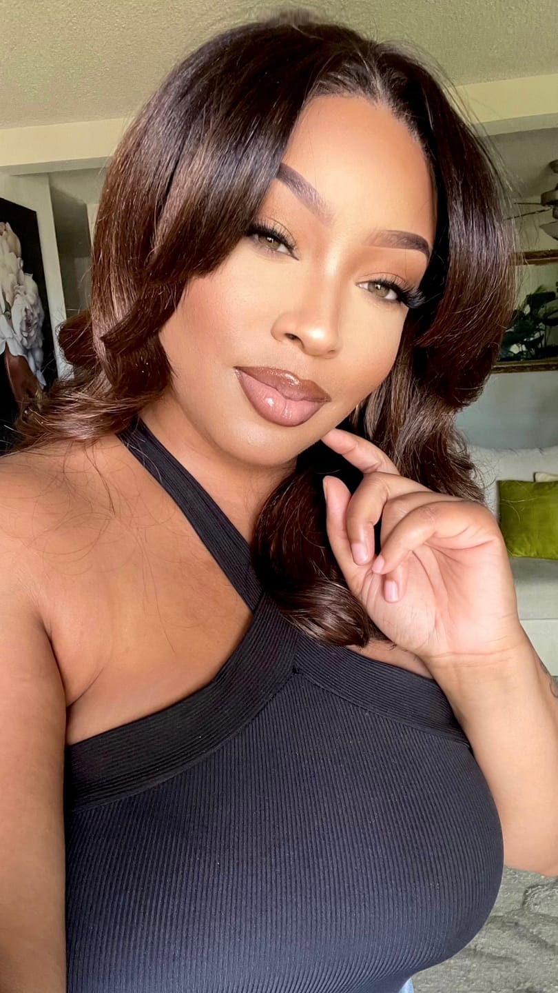 Customer photo review of Sensationnel Cloud 9 What Lace Glueless 13X6 HD Lace Frontal Wig - GLENNA
