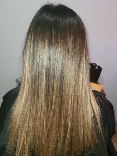 Customer photo review of Nanoplex Arginina™ Hair Straightening Nanoplastia Protein 1L/1000ml (33.8 fl. oz)