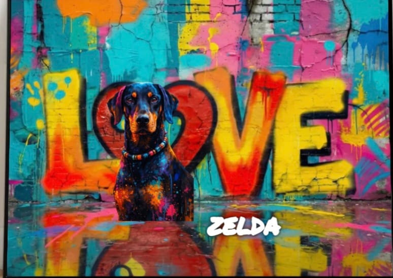 Customer photo review of Streetart - Gepersonaliseerde poster