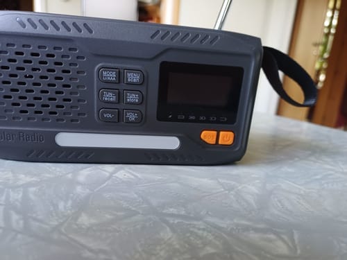 Customer photo review of Nødradio – DAB/DAB+ med 4 500 mAh powerbank