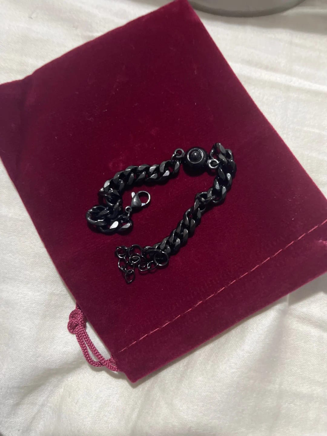 Customer photo review of Brazalete con foto de proyección