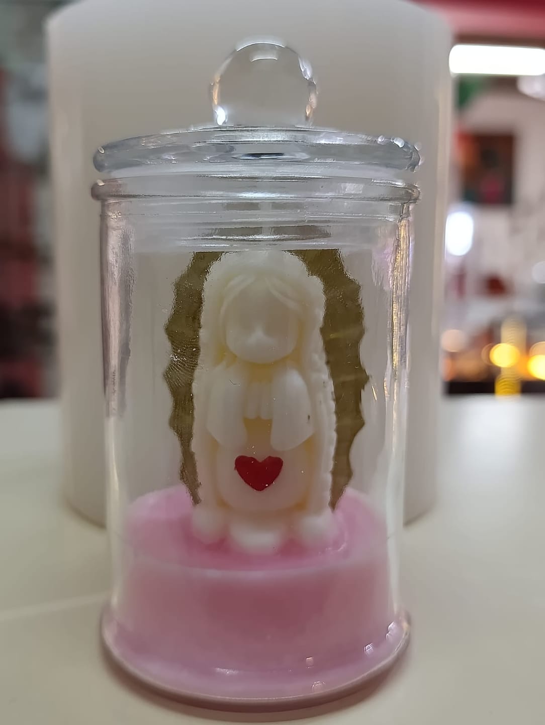 Customer photo review of ✨ Cera Premium Lista para MOLDE – Ideal para Velas de molde ,Waxmelts y figuras decorativas