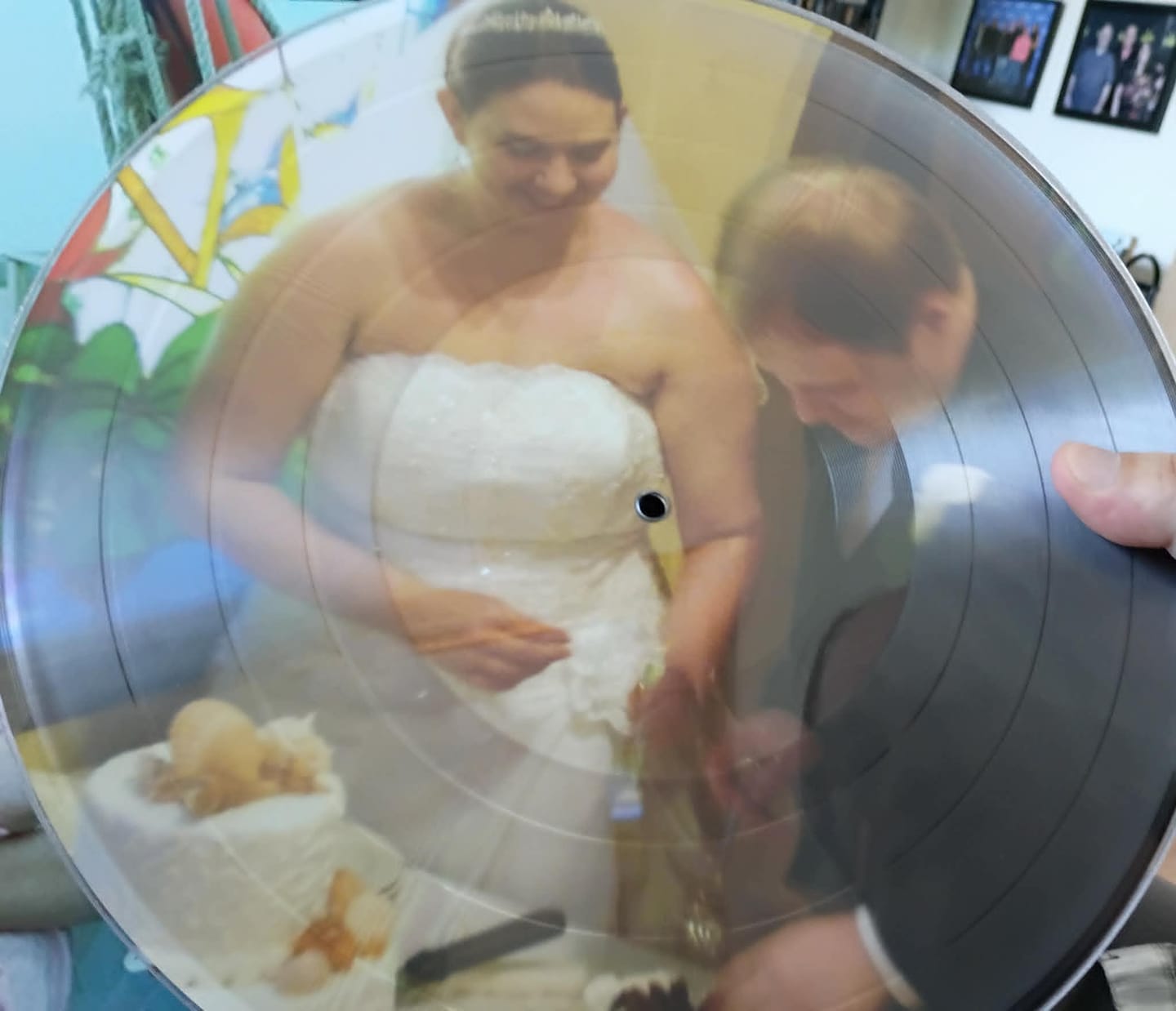 Customer photo review of Custom Vinyl Record