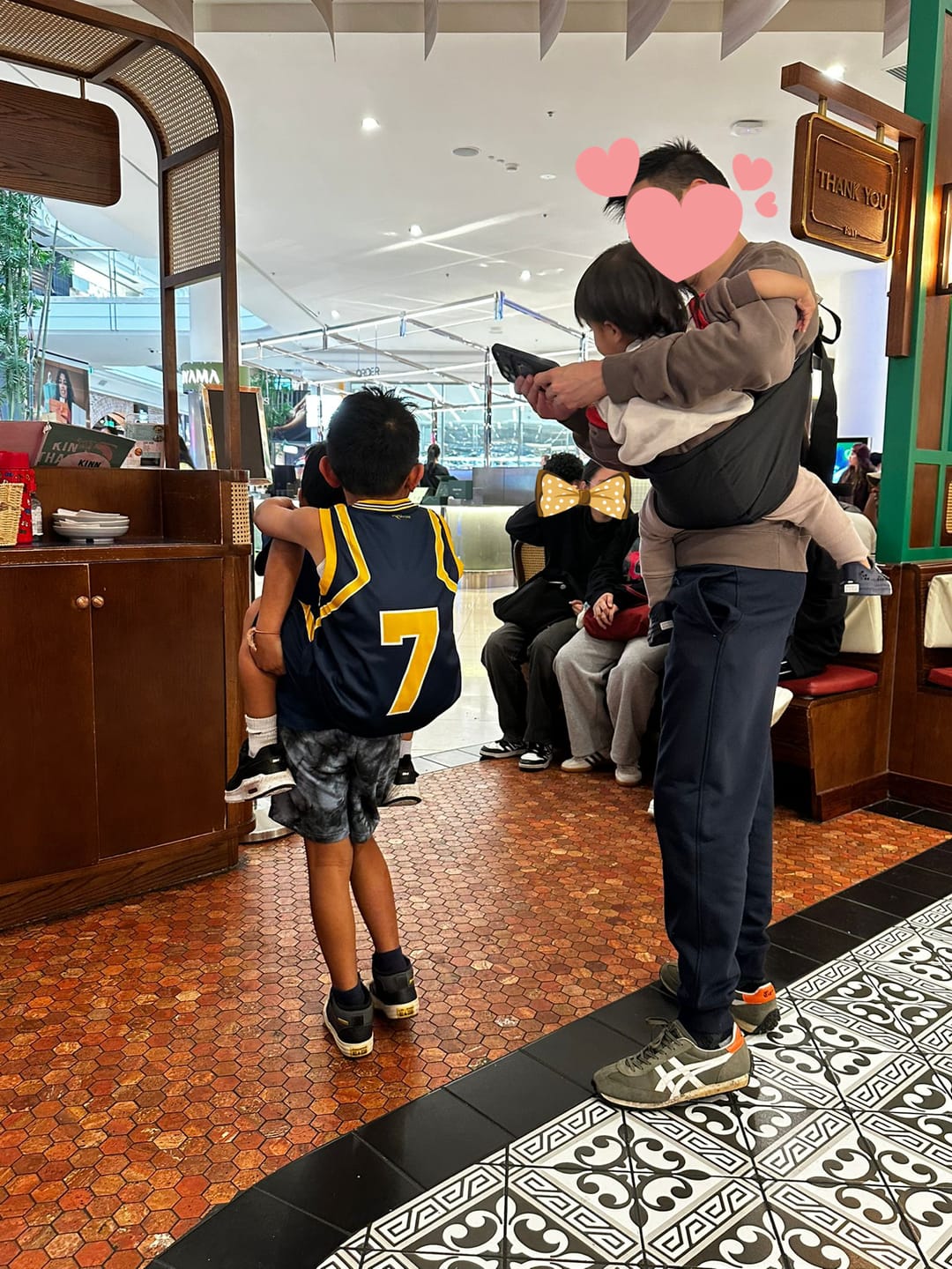 Customer photo review of POUCH™ TODDLER CARRIER