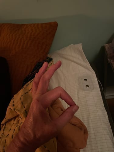 Customer photo review of Vakna Som Ditt Bästa Jag Med Vårt Grounding Lakan Set!