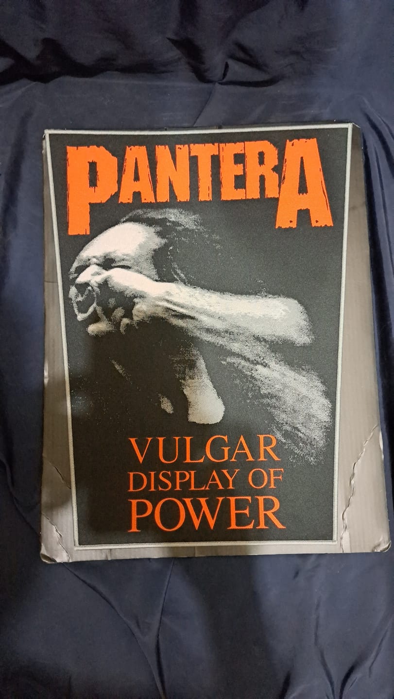 Customer photo review of Pantera - Vulgar Display Of Power - Backpatch
