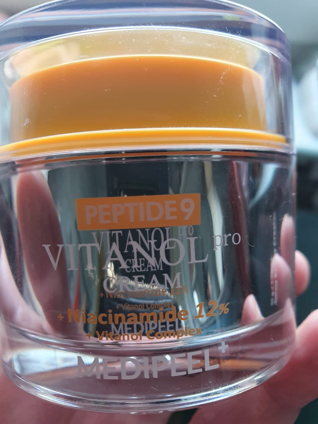 Customer photo review of Liftinga krēms ar peptīdiem un 12% niacinamīdu MEDI-PEEL Peptide 9 Vitanol PRO Cream