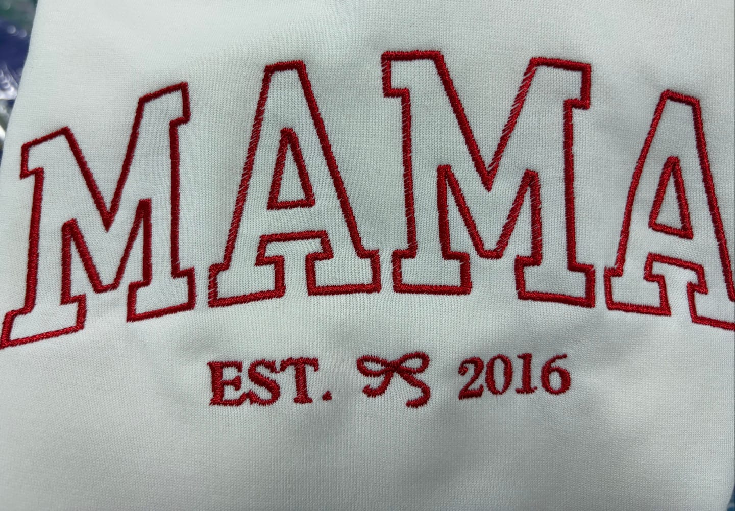 Customer photo review of Custom Embroidered Comfort Colors Grandma and Grandpa Sweatshirt, Gift for Grandma/Grandpa