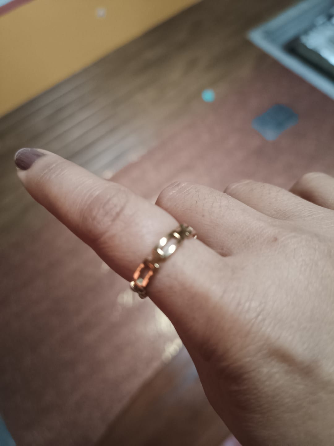 Customer photo review of Geo Link Gold Band