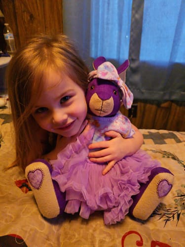 Customer photo review of Memory Bunny PDF Pattern