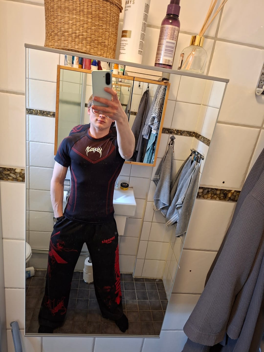 Customer photo review of 2128 - AOT©  x YLA Baggy Joggers