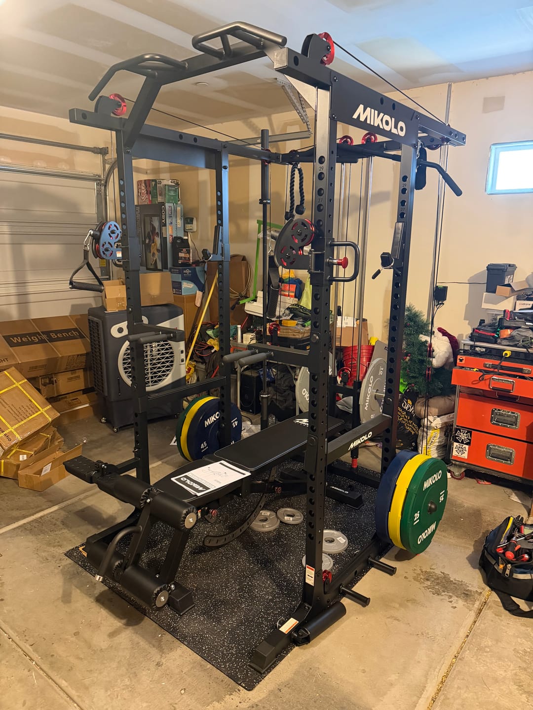 Customer photo review of K6-2.0 Ultra All-in-One Power Rack Functional Trainer (UPGRADED)
