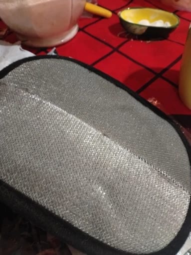 Customer photo review of Double-Sided Reusable Pet Hair Removal Gloves Static-Free Grooming Tools for Pets Efficient Carpet Fur Removal