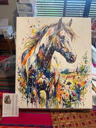 Customer photo review of Wildflower Spirit Horse (80 Colors)