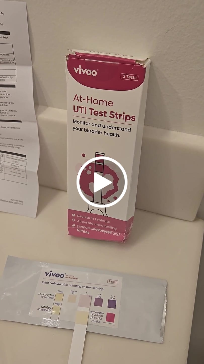 Customer video review of Vivoo At-Home UTI Test