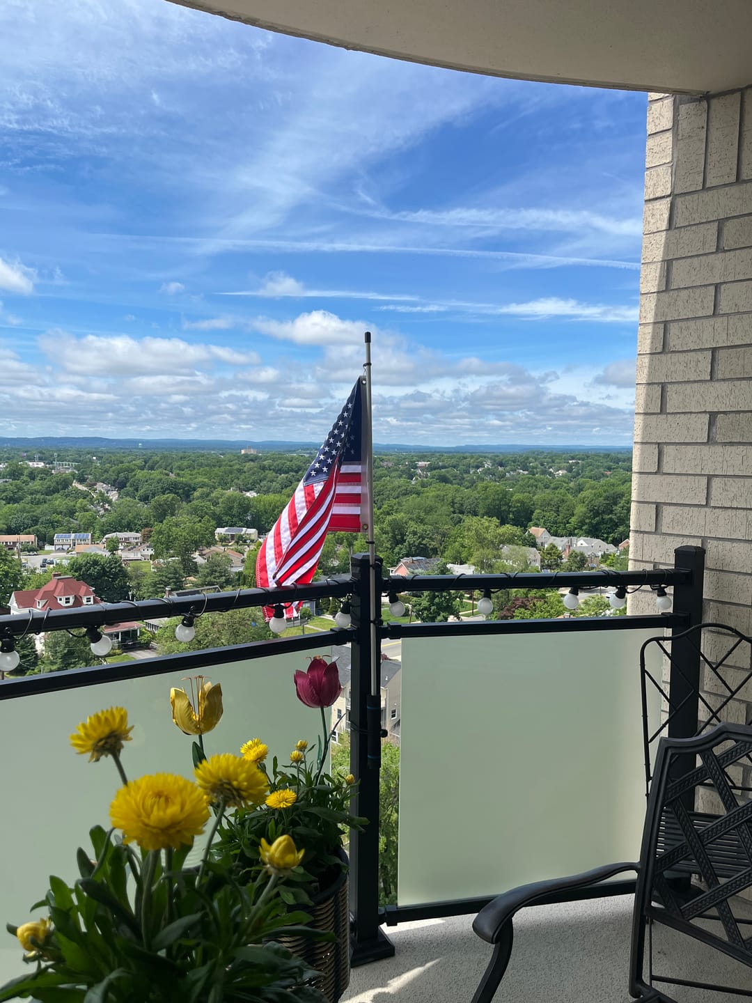 Customer photo review of 16" x 24" Boat Flag Set