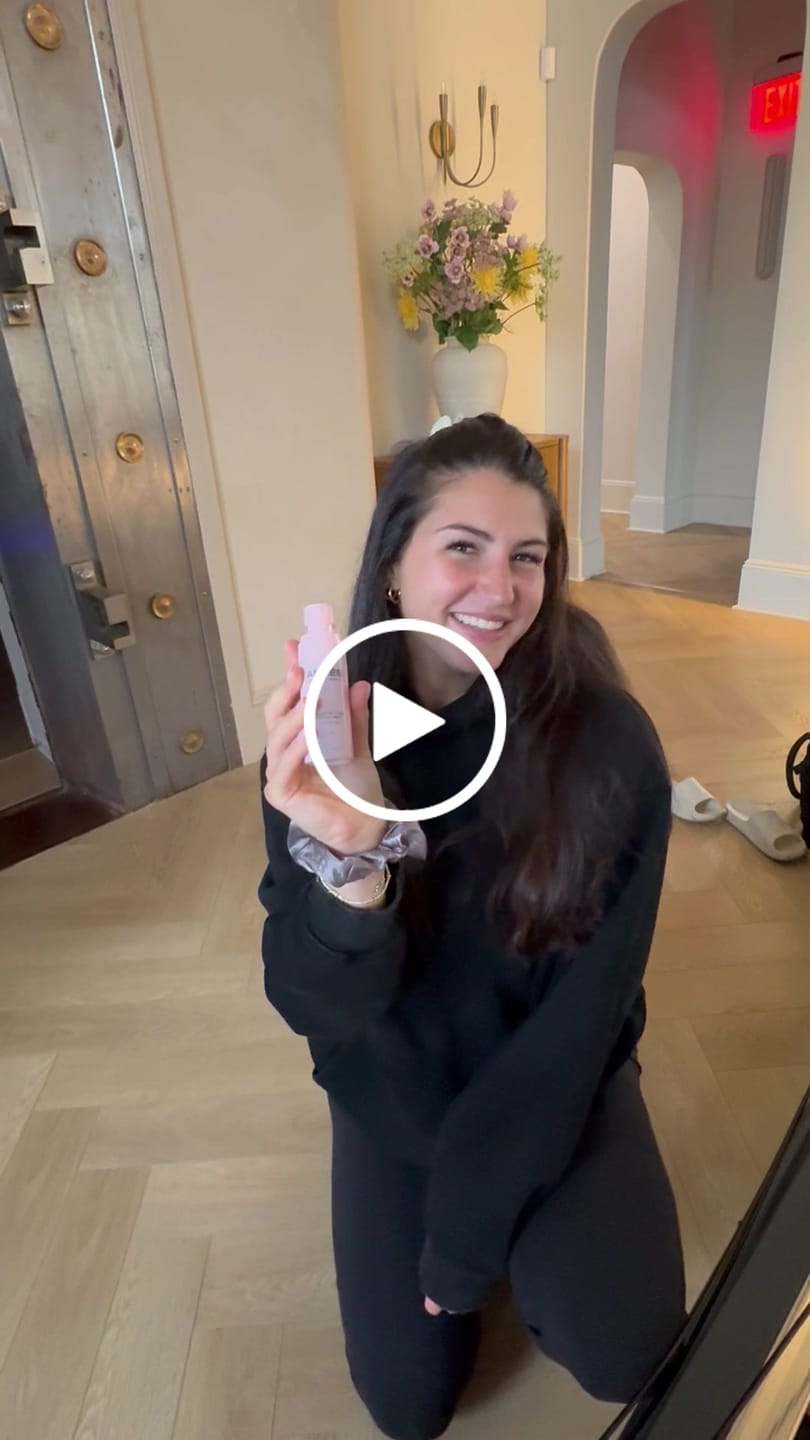 Customer video review of Balancing Serum Face + Body Mist