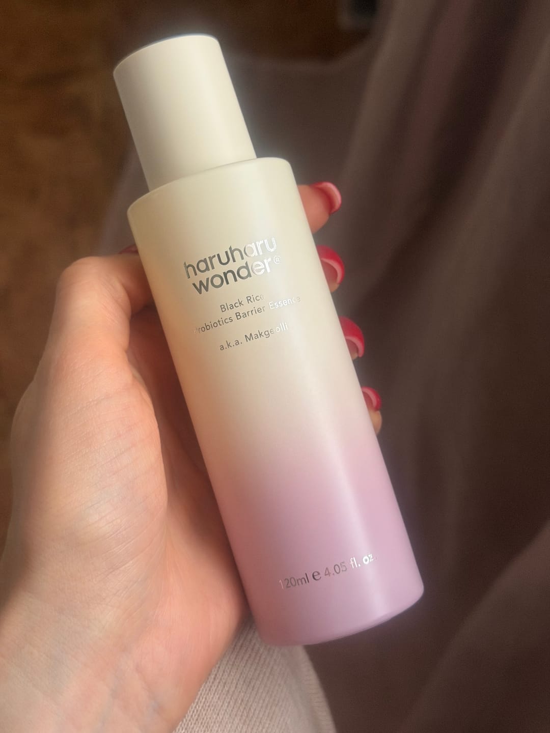 Customer photo review of Atjaunojoša pieniņveida esence Haruharu Wonder Black Rice Probiotics Barrier Essence