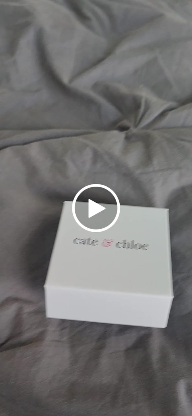 Customer video review of Kathryn 18k White Gold Plated 67 Bracelet for Women