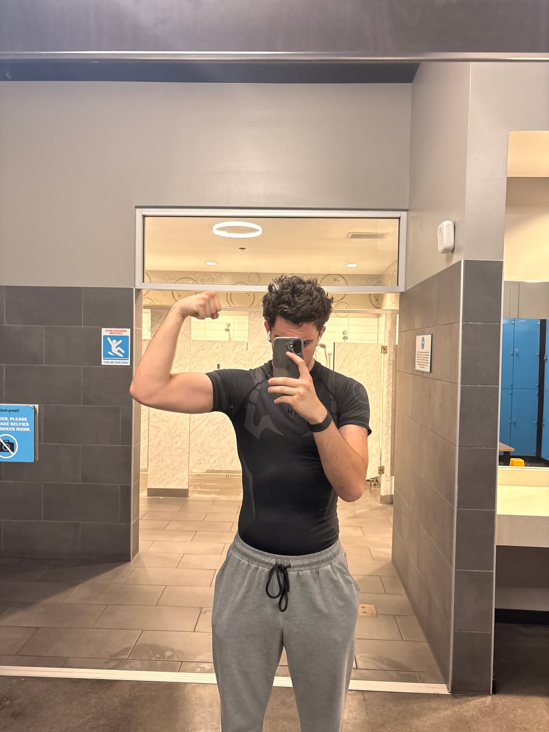 Customer photo review of King of Curses Compression Tee