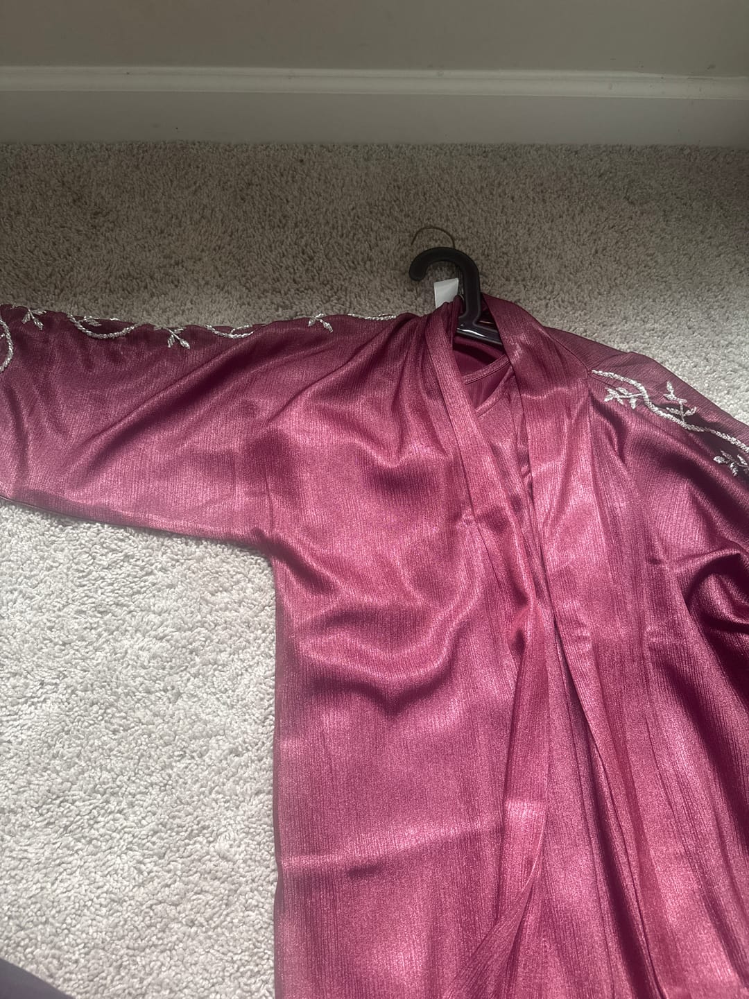 Customer photo review of Liyana Beaded Abaya Set - Plum