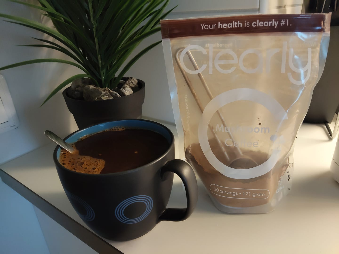 Customer photo review of Mushroom Coffee