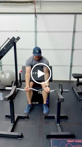 Customer video review of RitFit Preacher Curl Pad Ergonomic Biceps Support