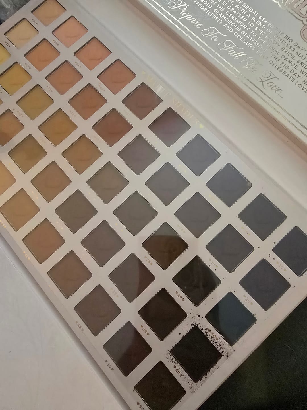 Recenzie foto de client pentru paleta Wedding Wish XXXL